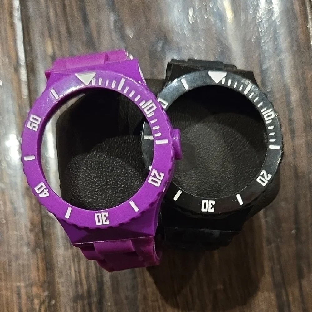 Purple and Black Watch Cases